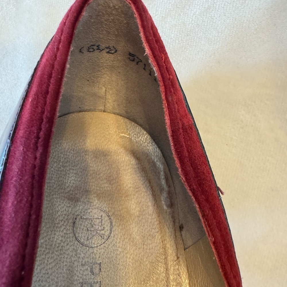 Peter Kaiser Patent Burgundy Kitten Heel Pump with Bow Detail, sz 9 (UK 6.5) - Picture 5 of 14